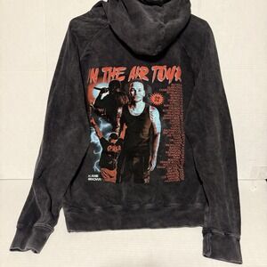 Kane Brown 2024 in the Air Tour Hoodie Adult Medium Charcoal Acid Wash Sz Medium